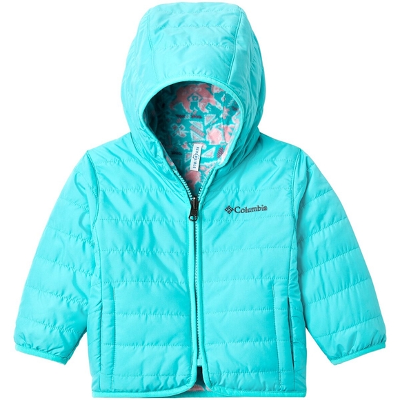 Polar Fleece Hooded Puffer Coat 